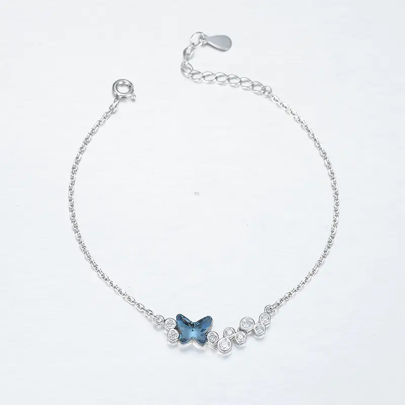 PULSERA DE CRISTAL SWAROVSKI EN PLATA S925