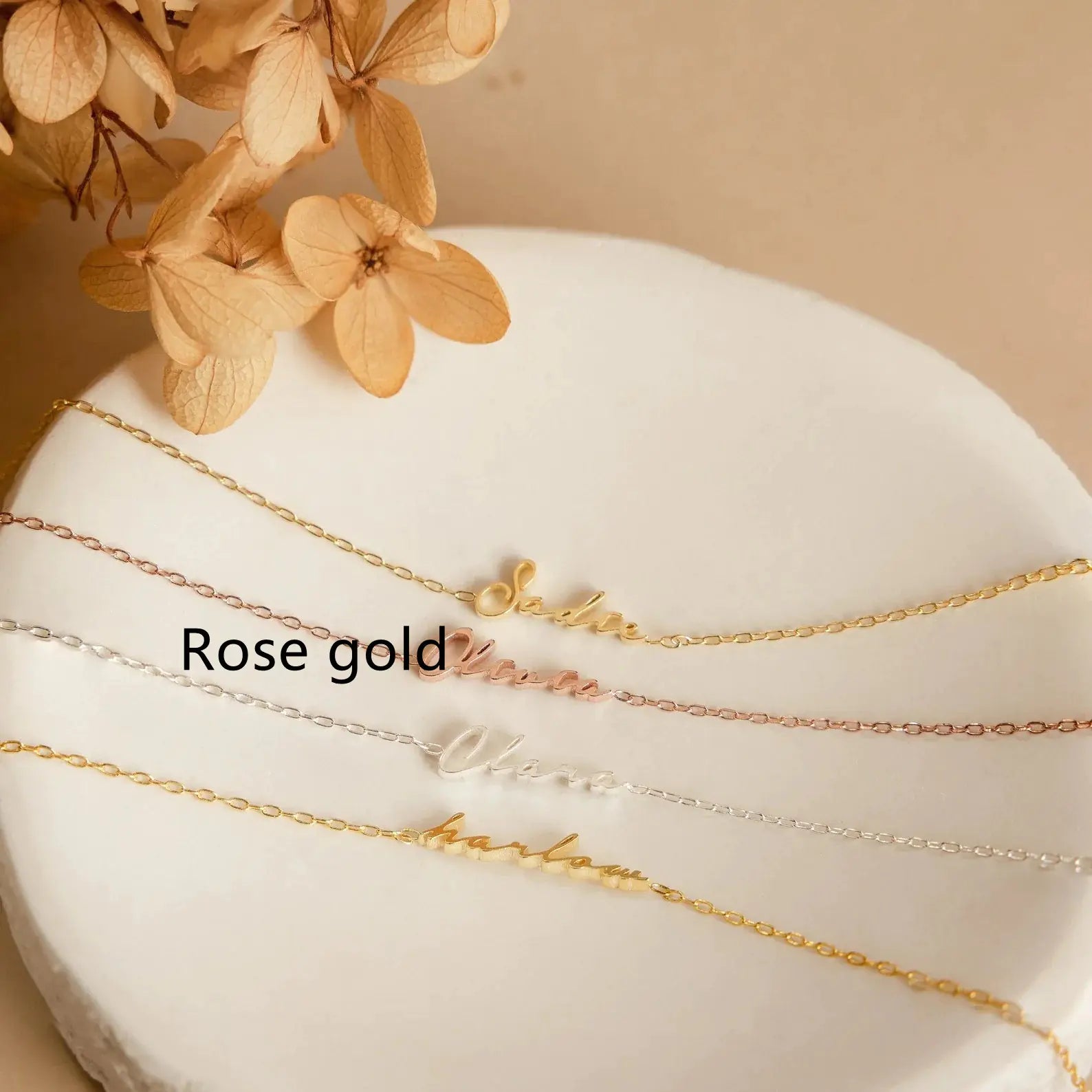 Pulsera de Nombre  de Titanio