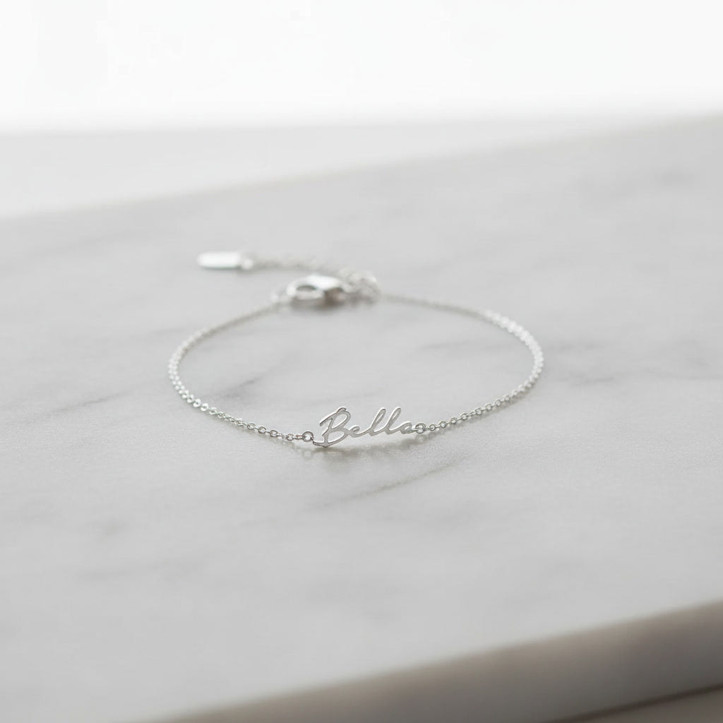 Pulsera de Nombre  de Titanio