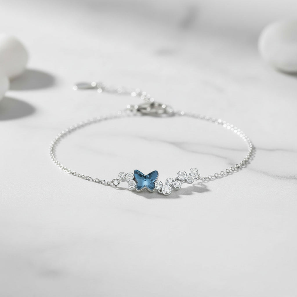 PULSERA DE CRISTAL SWAROVSKI EN PLATA S925